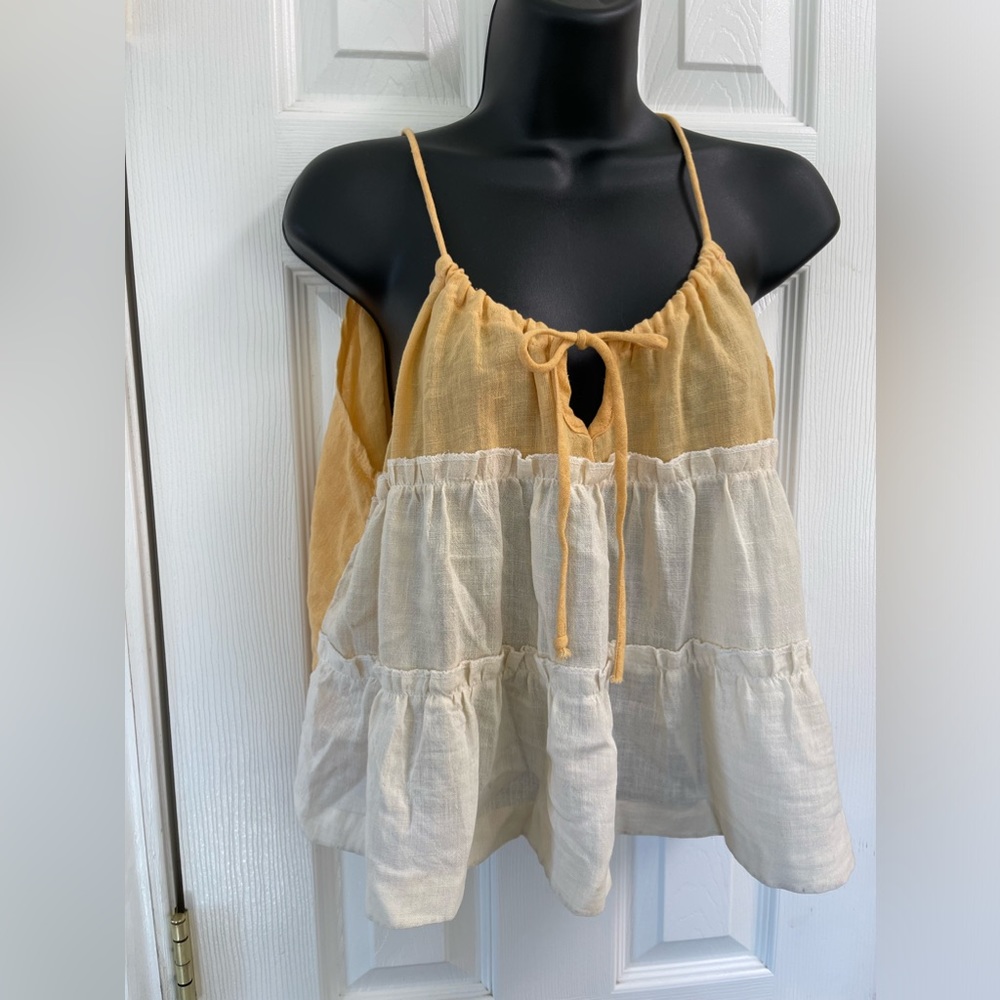 3/$30 ❤️Vintage 70s-RARE!  Cute boho summer top! Small